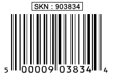 Bar Code: 5 00009 03834 4